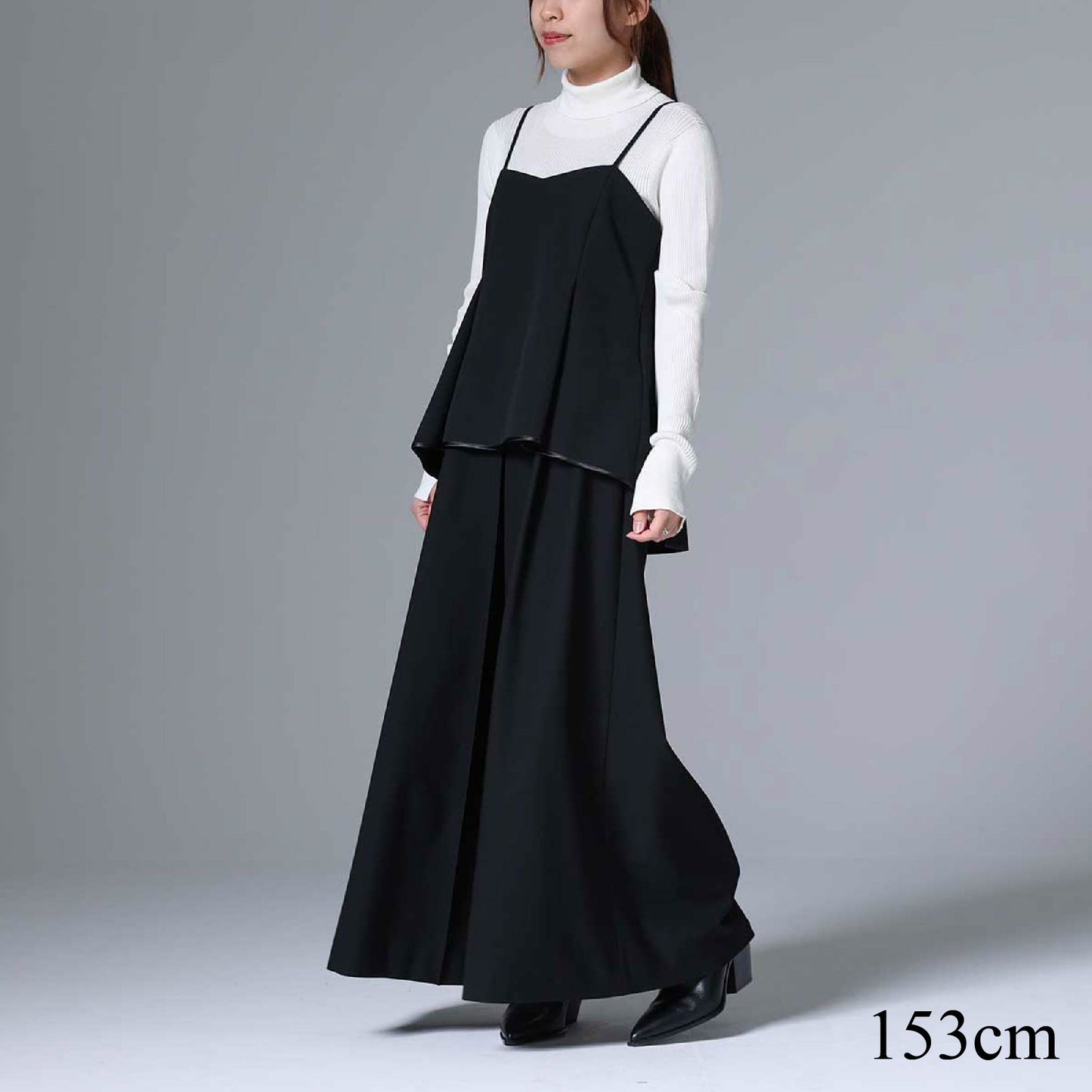 8月下旬~9月上旬お届け予定 F-BL-01 「Worsted twill」Camisole blouse