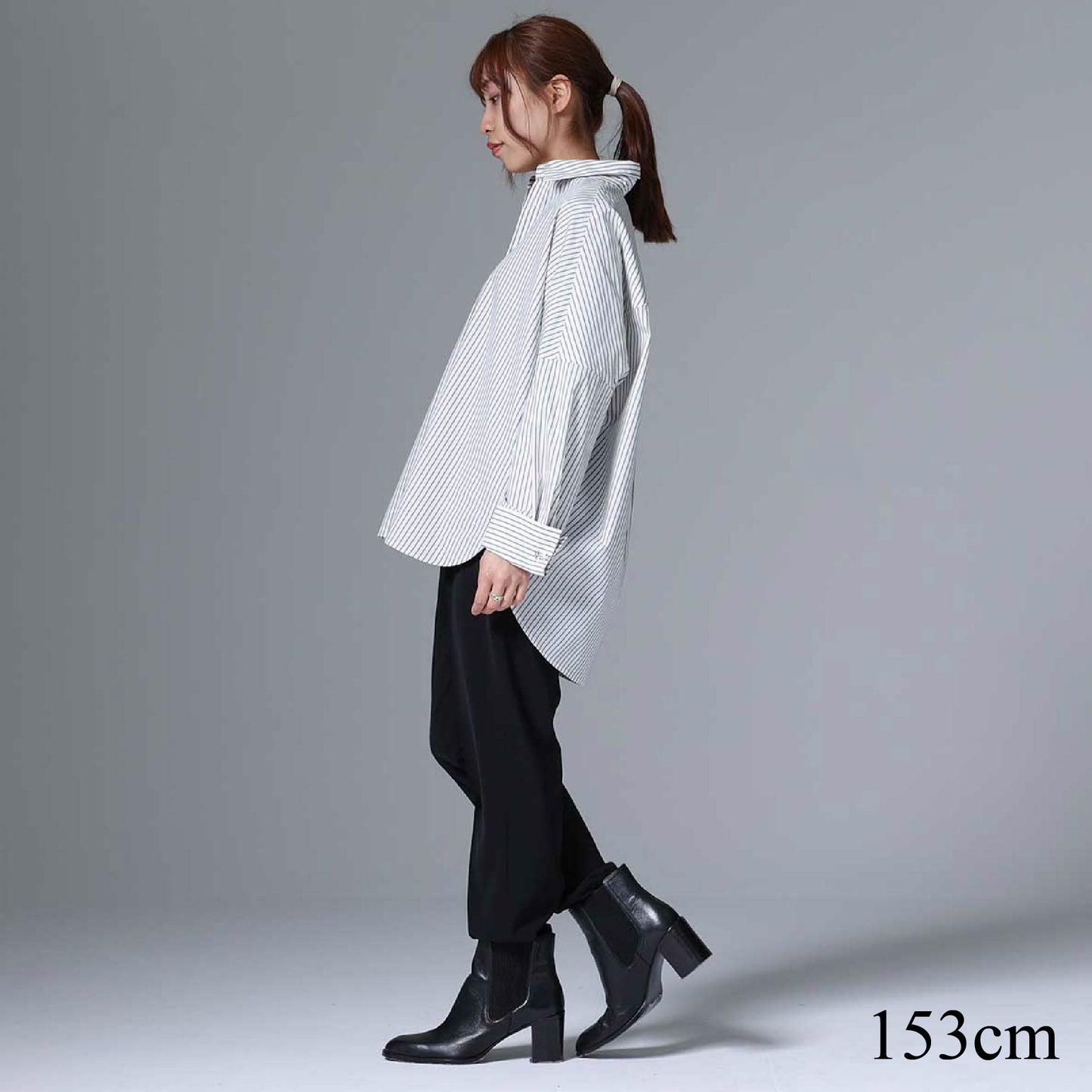 8月上旬~中旬お届け予定 F-SH-01「Multi stripe」Dolman sleeve shirts