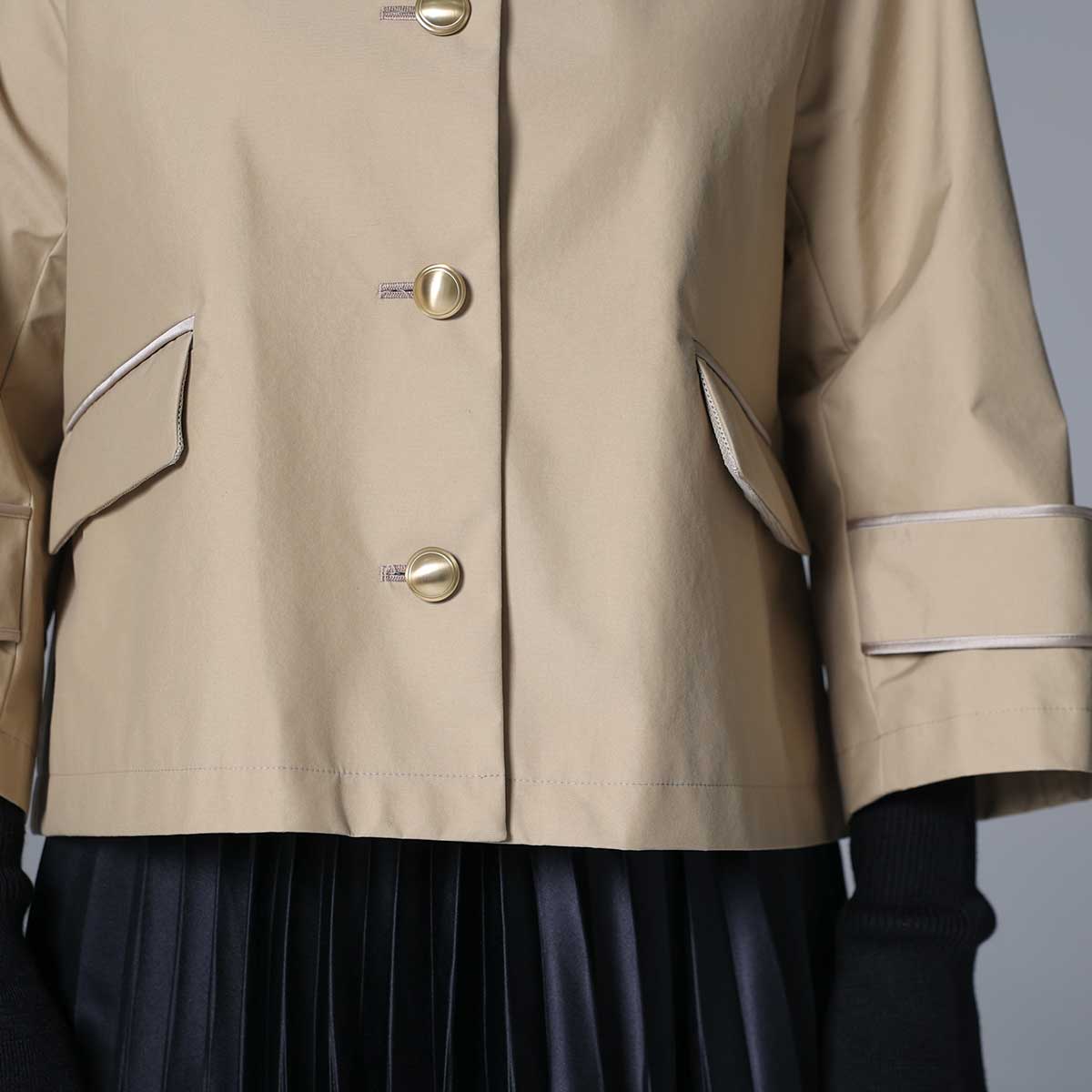 8月下旬~9月上旬お届け予定 F-JK-01B 「Three layer」Short blouson