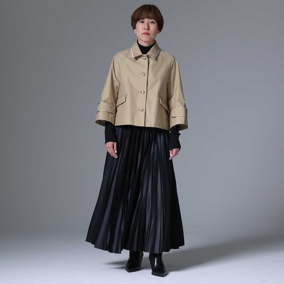 8月下旬~9月上旬お届け予定 F-JK-01B 「Three layer」Short blouson