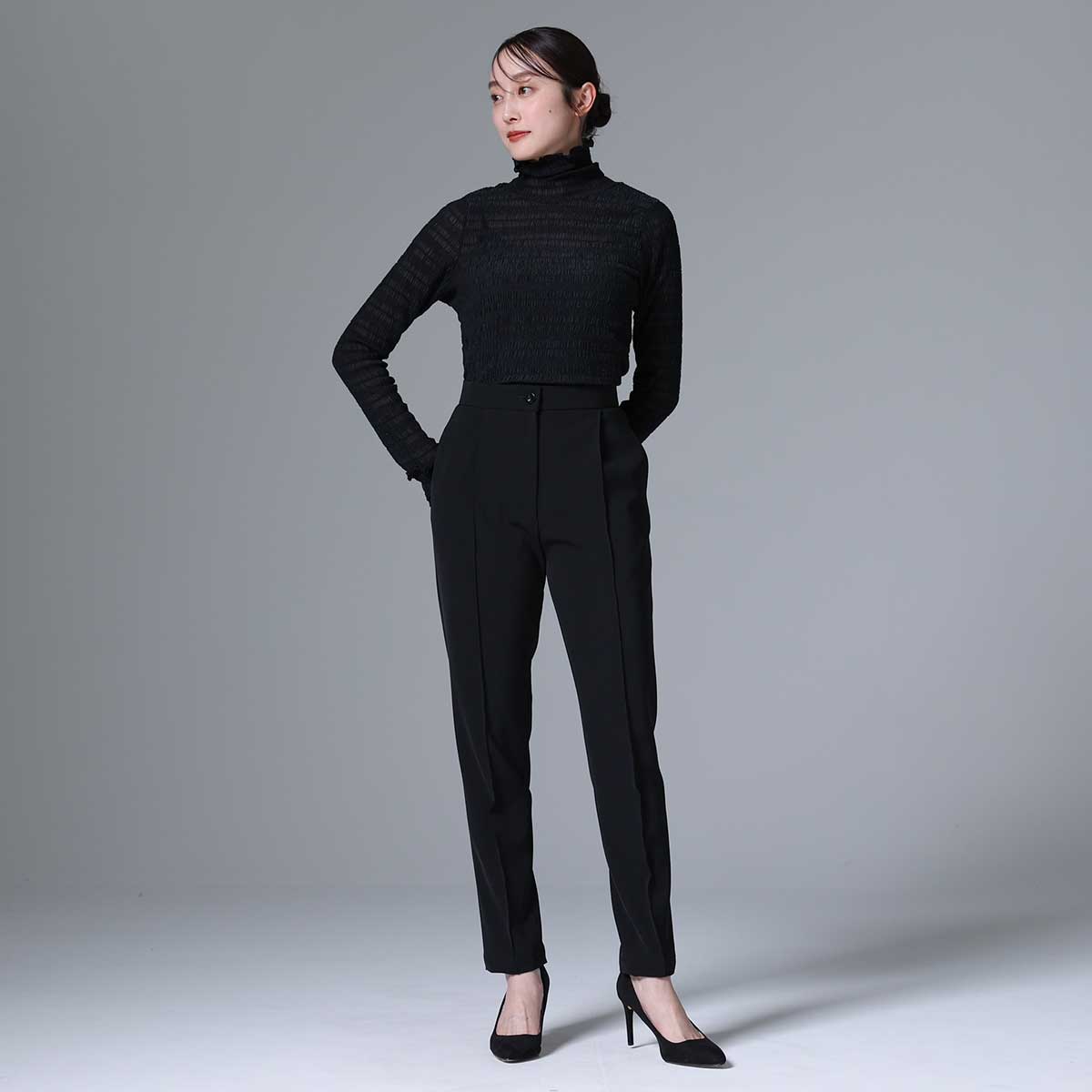 9月下旬~10月上旬お届け予定 F-PT-04「Technical double cloth」 Tapered pants
