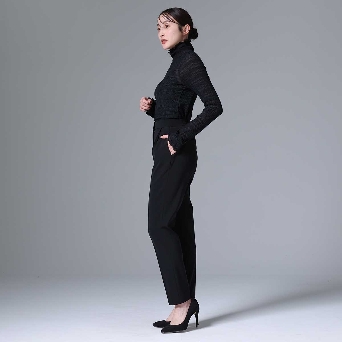 9月下旬~10月上旬お届け予定 F-PT-04「Technical double cloth」 Tapered pants