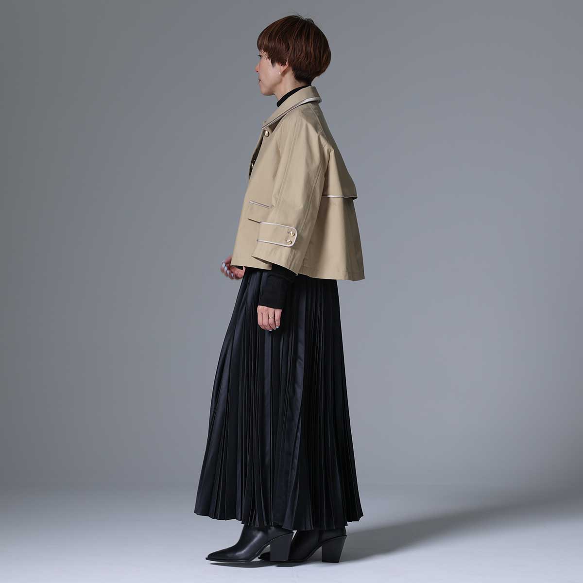 8月下旬~9月上旬お届け予定 F-JK-01B 「Three layer」Short blouson