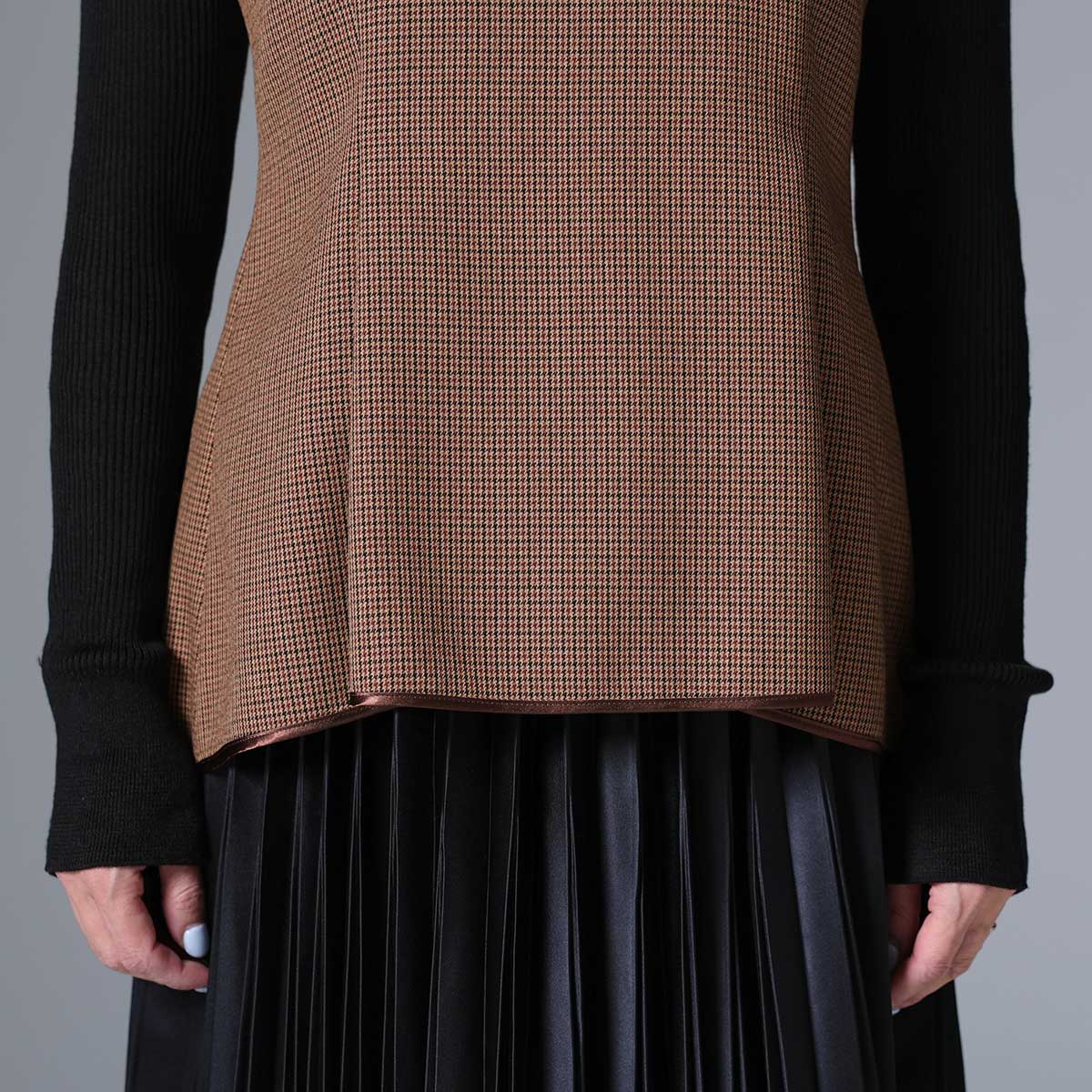 8月下旬~9月上旬お届け予定 F-BL-01 「Worsted twill」Camisole blouse