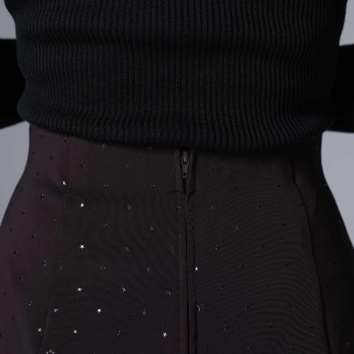 8月下旬~9月上旬お届け予定 F-SK-03「Stella dot knit」Straight skirt