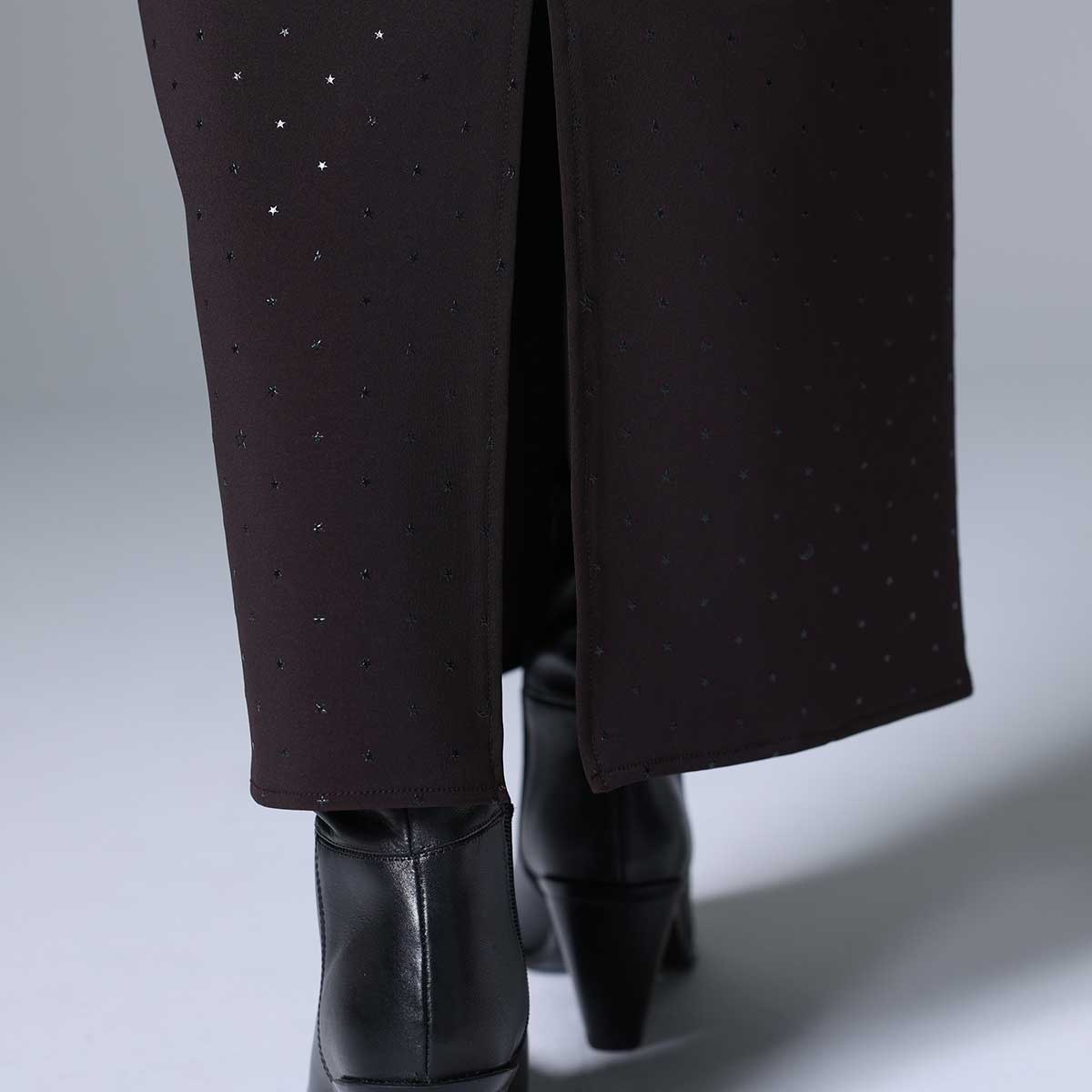 8月下旬~9月上旬お届け予定 F-SK-03「Stella dot knit」Straight skirt