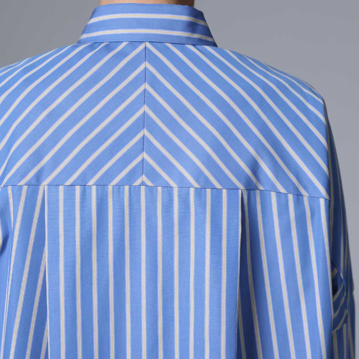 8月上旬~中旬お届け予定 F-SH-01「Multi stripe」Dolman sleeve shirts