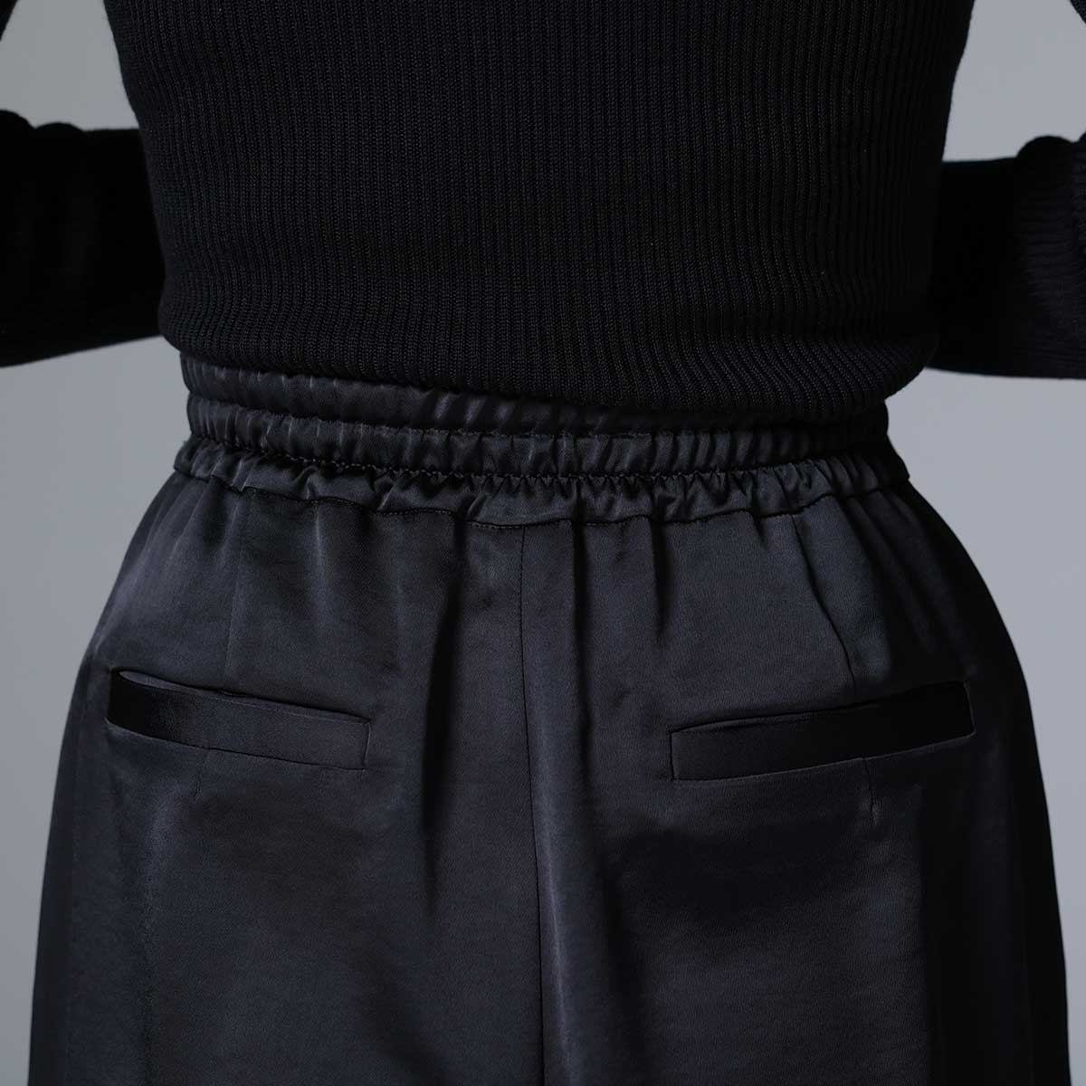 F-PT-03「Vintage stretch satin」 Jogger pants【全2色】