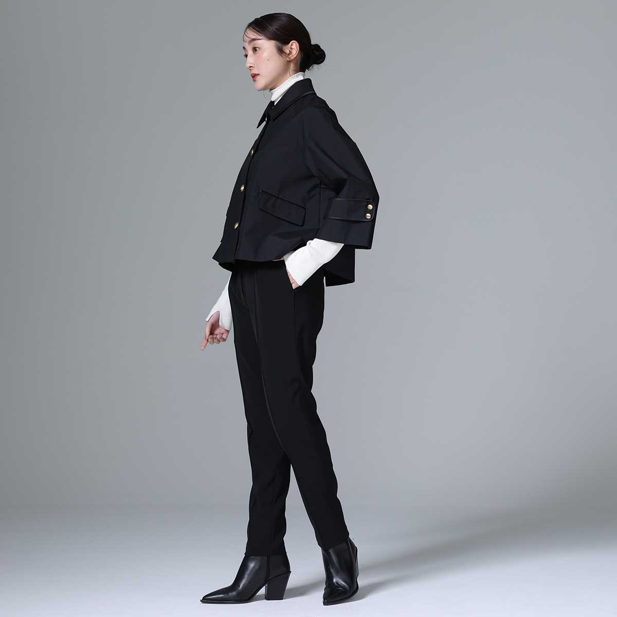 8月下旬~9月上旬お届け予定 F-JK-01B 「Three layer」Short blouson