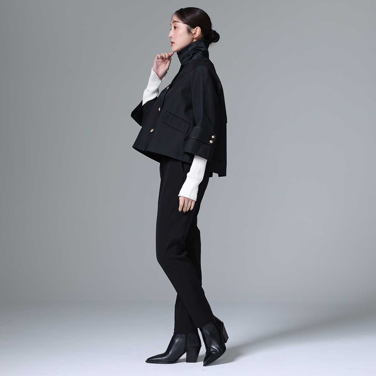 8月下旬~9月上旬お届け予定 F-JK-01B 「Three layer」Short blouson