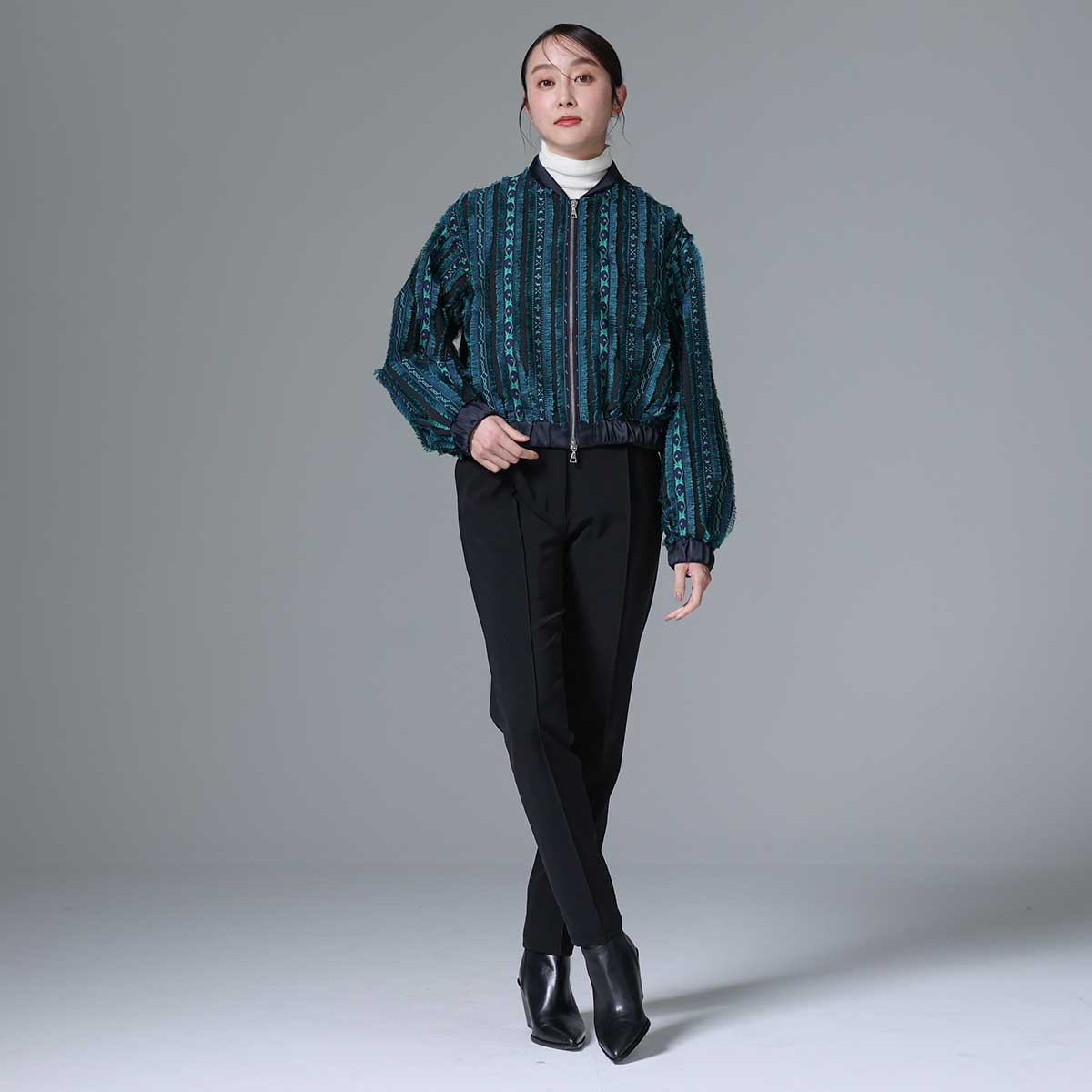 9月下旬~10月上旬お届け予定 F-JK-07「Tyrol Feather」 Bomber jacket