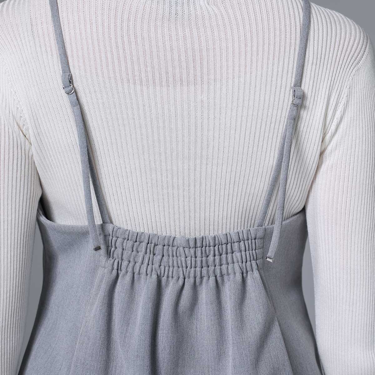 8月下旬~9月上旬お届け予定 F-BL-01 「Worsted twill」Camisole blouse