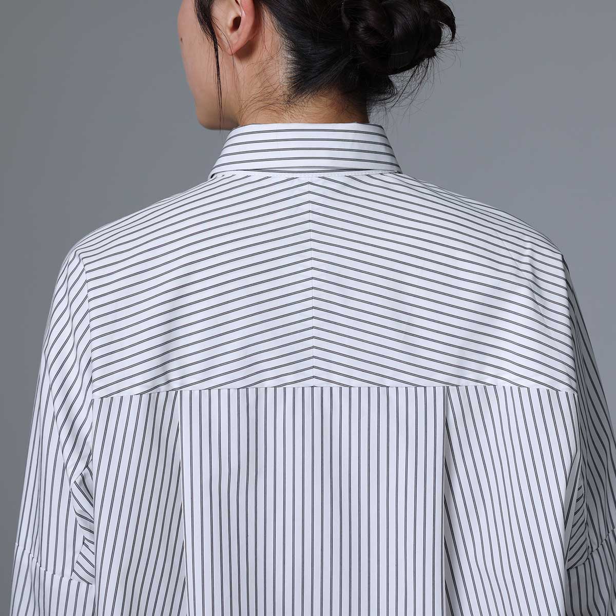 8月上旬~中旬お届け予定 F-SH-01「Multi stripe」Dolman sleeve shirts