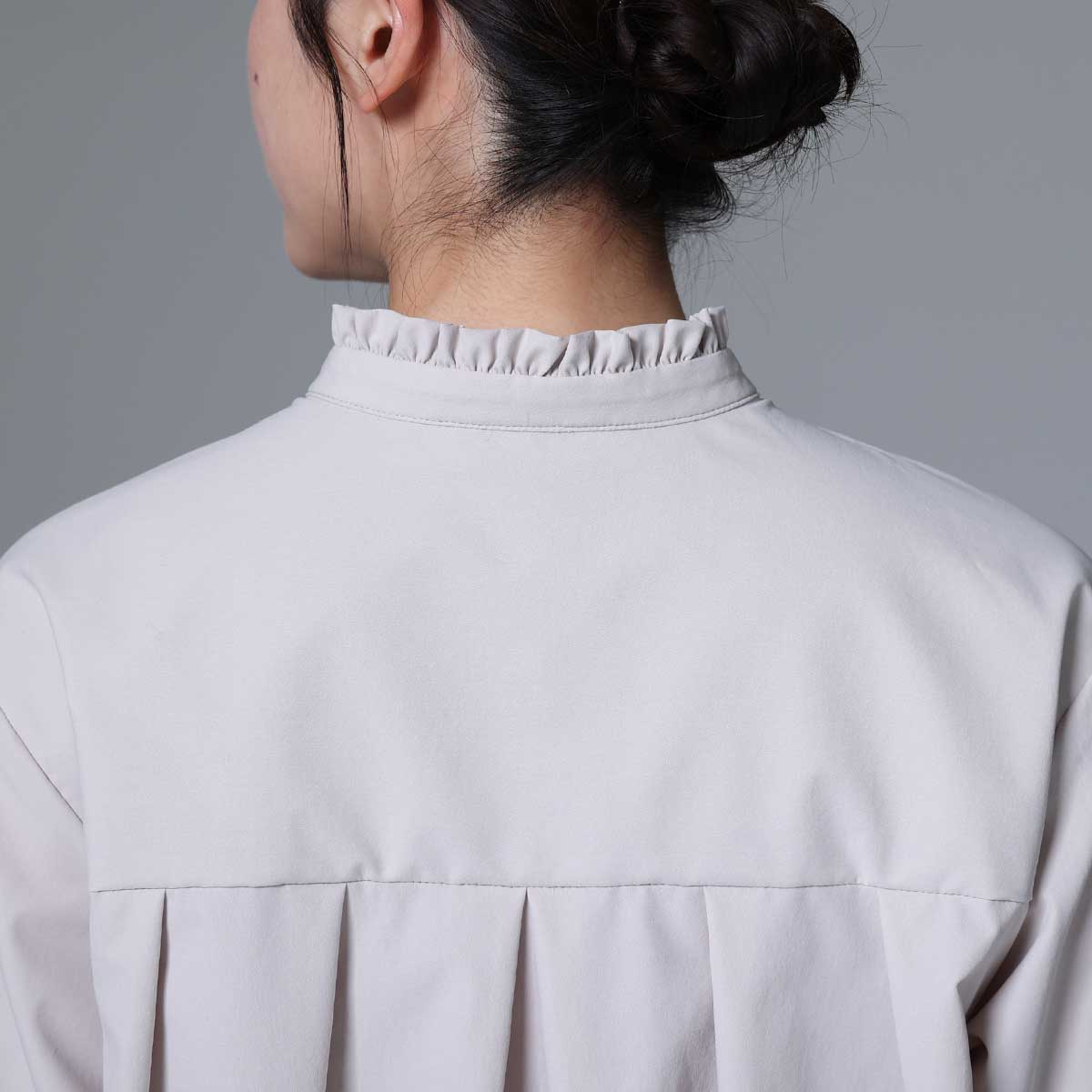C-BL-83 Robin flower blouse WHITE