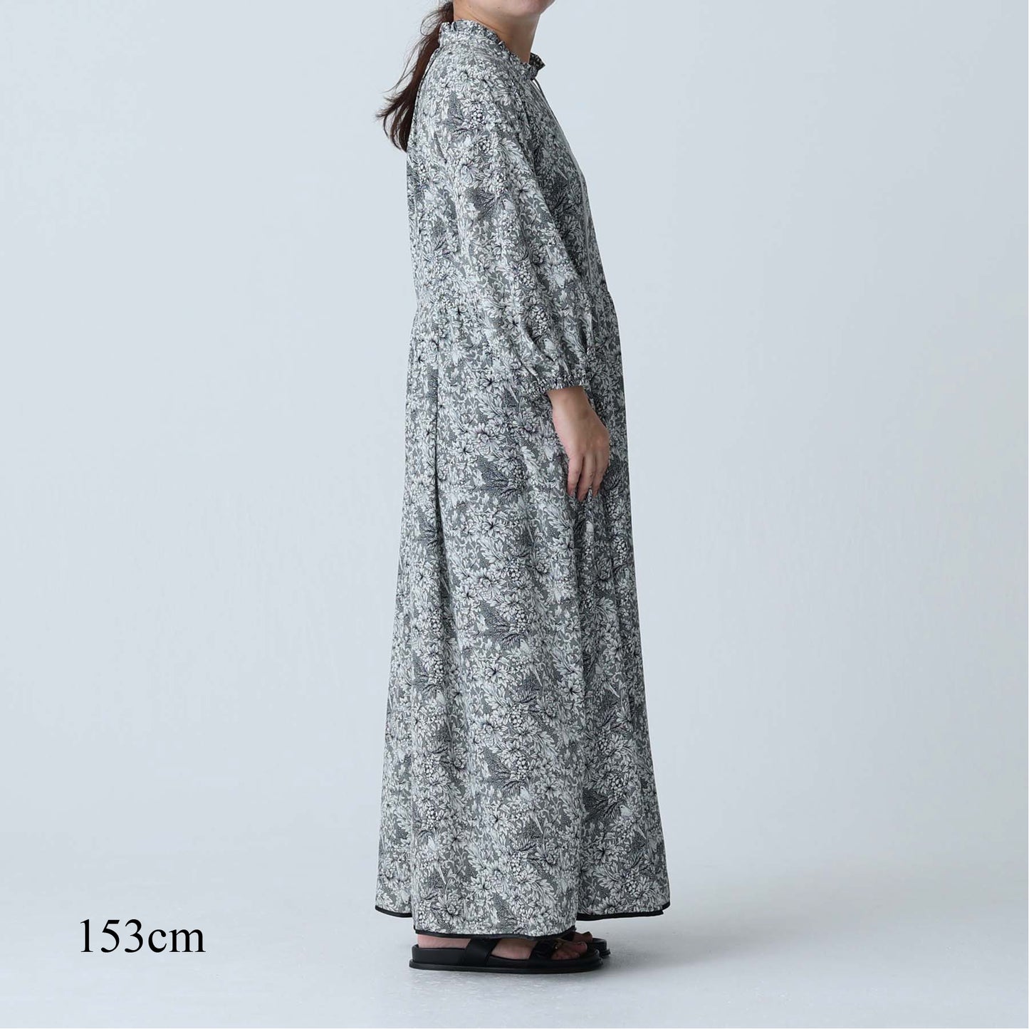 F-DR-03「Avinea」Long dress MONOTONE