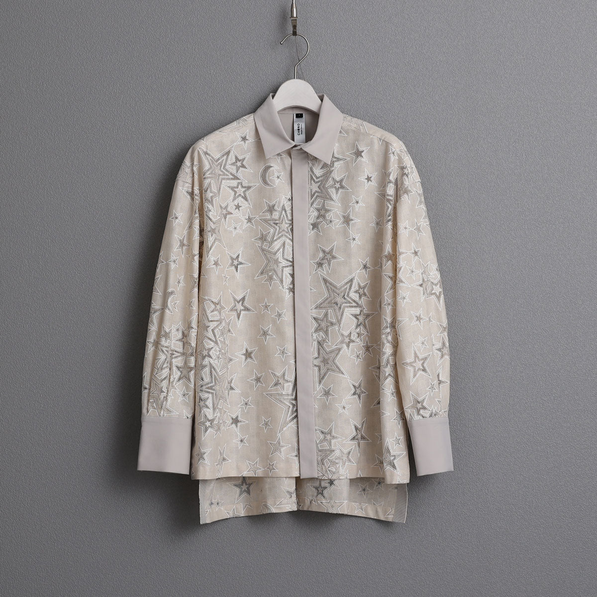 C-BL-83 Robin flower blouse WHITE