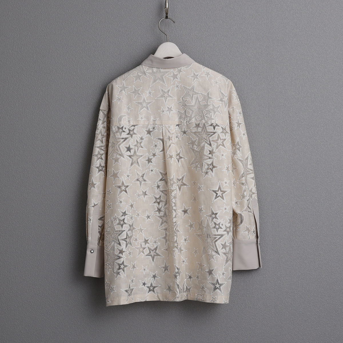 C-BL-83 Robin flower blouse WHITE