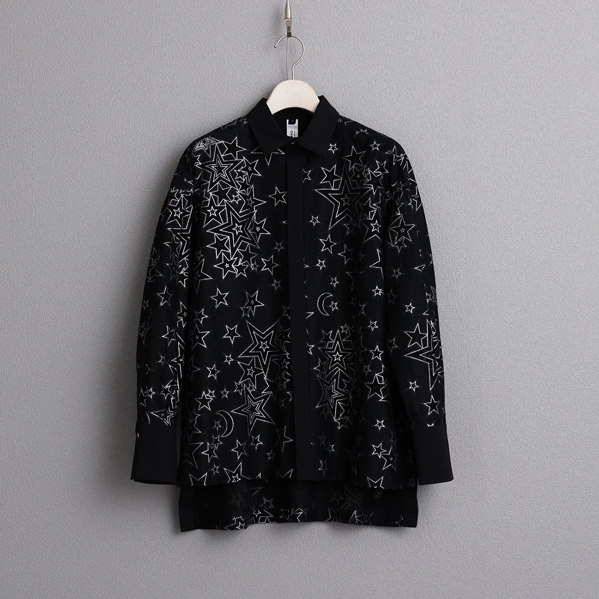 C-BL-72「Blanche」Relax shirts BLACK
