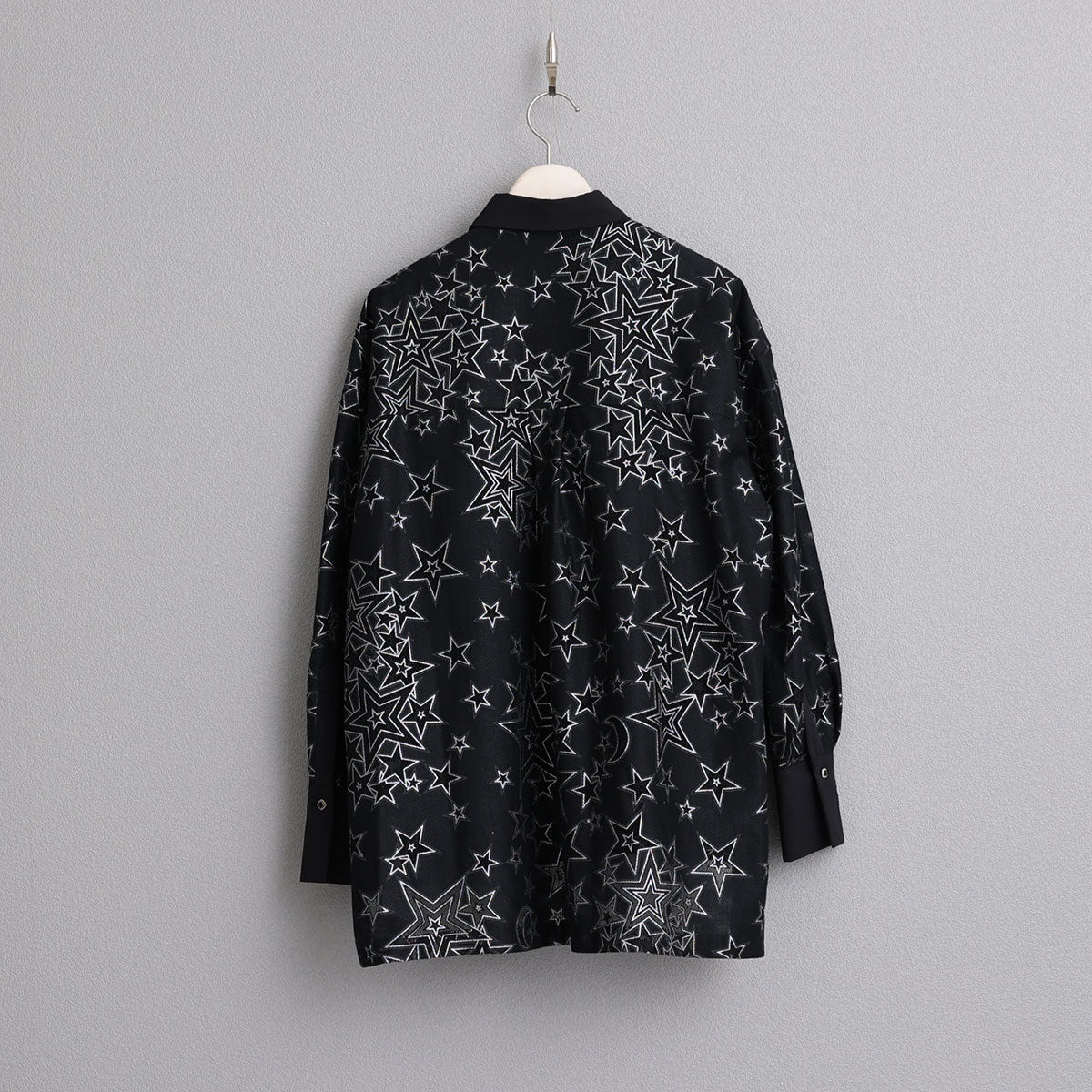 C-BL-72「Blanche」Relax shirts BLACK
