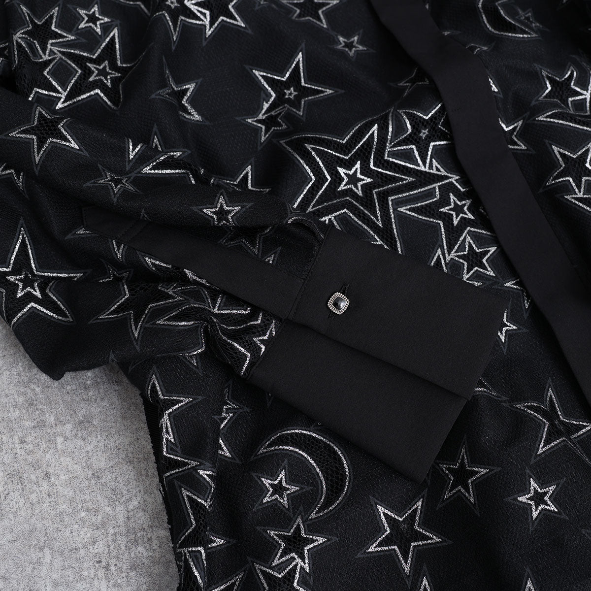 C-BL-72「Blanche」Relax shirts BLACK