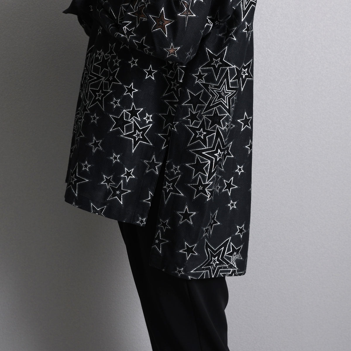 C-BL-72「Blanche」Relax shirts BLACK