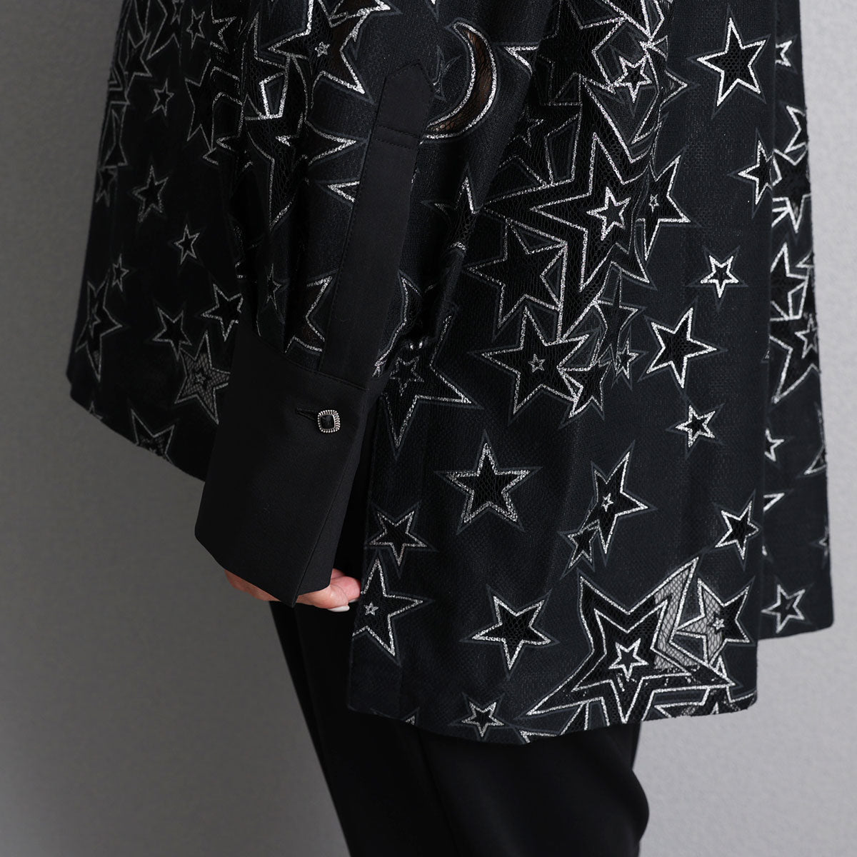 C-BL-72「Blanche」Relax shirts BLACK