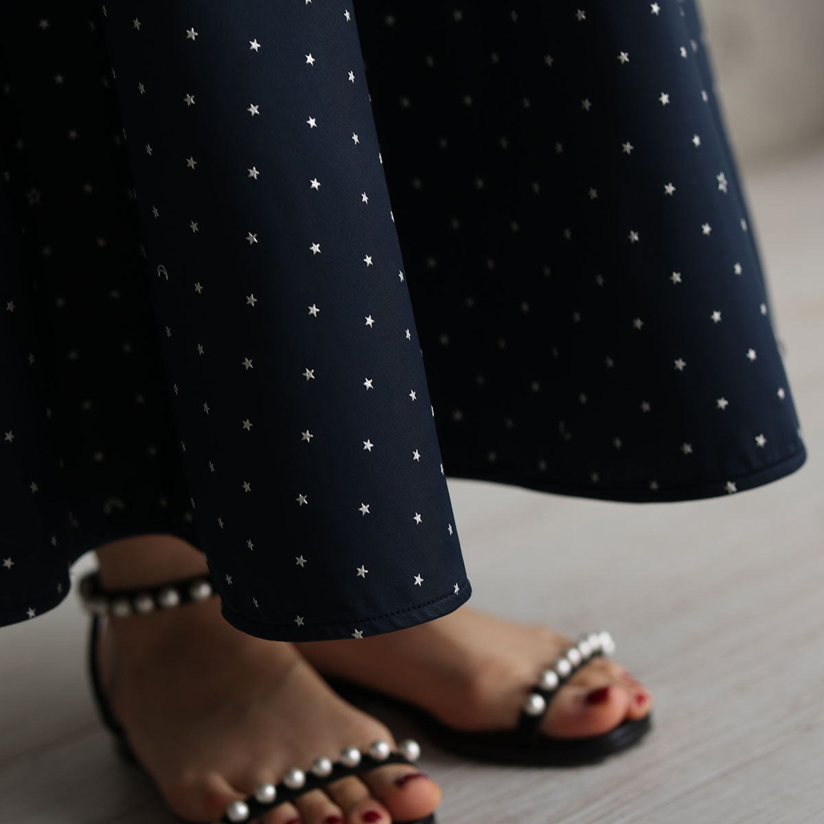 C-SK-121「Stella dot jersey」Mermaid skirt NAVY