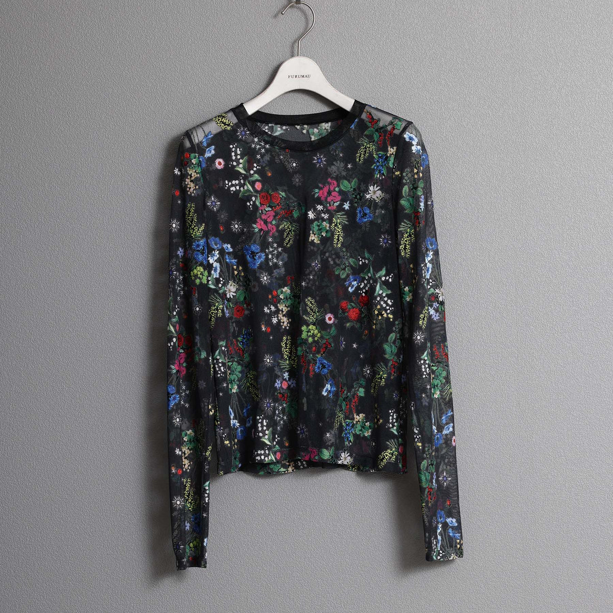 2027SS【3月末〜4月上旬お届け予定】 F-CS-17『Millefleurs Opal 』Crew-neck tops【全2色】