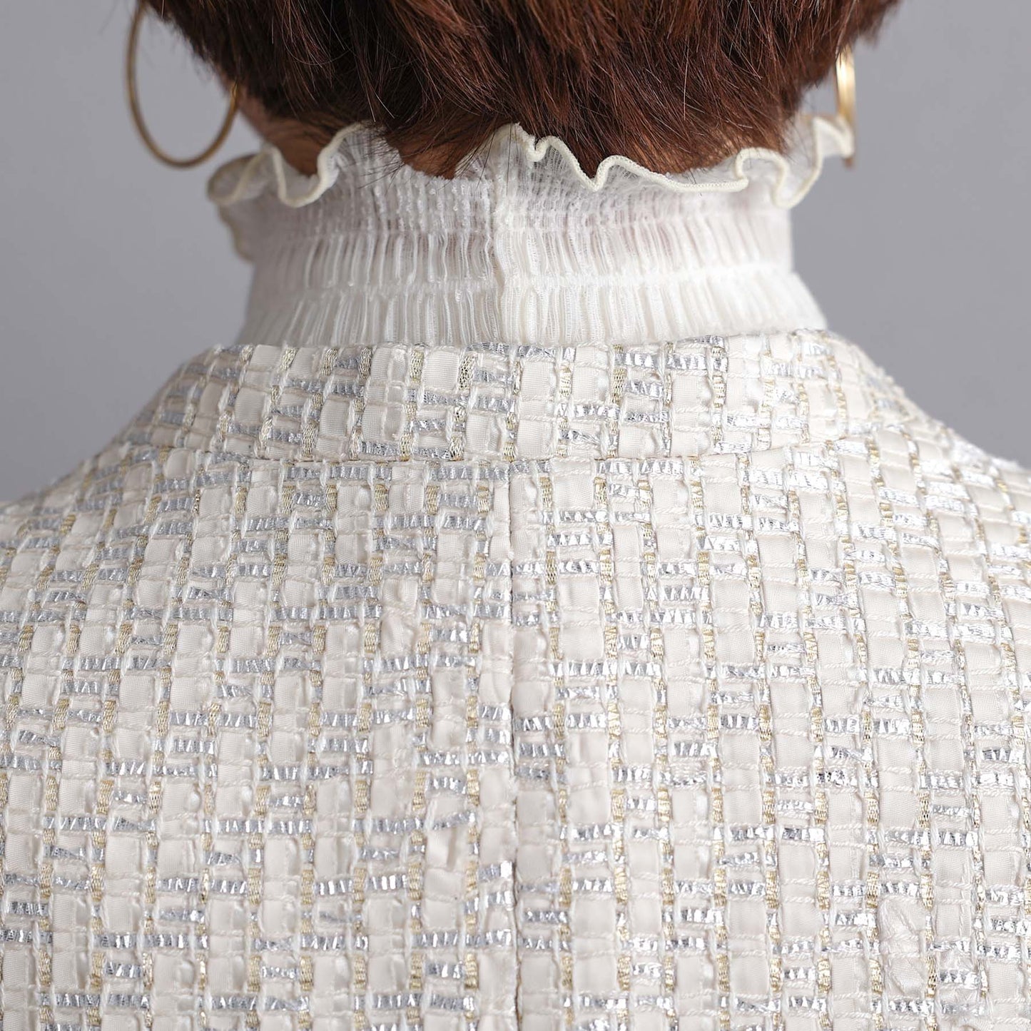 C-BL-83 知更鸟花衬衫 白色