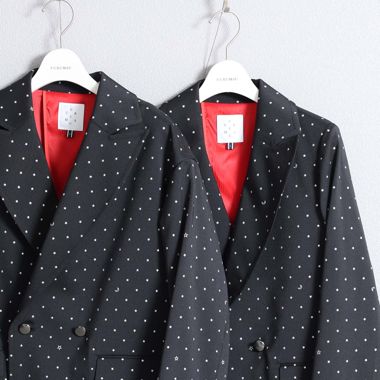 F-JK-09「Stella dot」Relax jacket BLACK×SILVER
