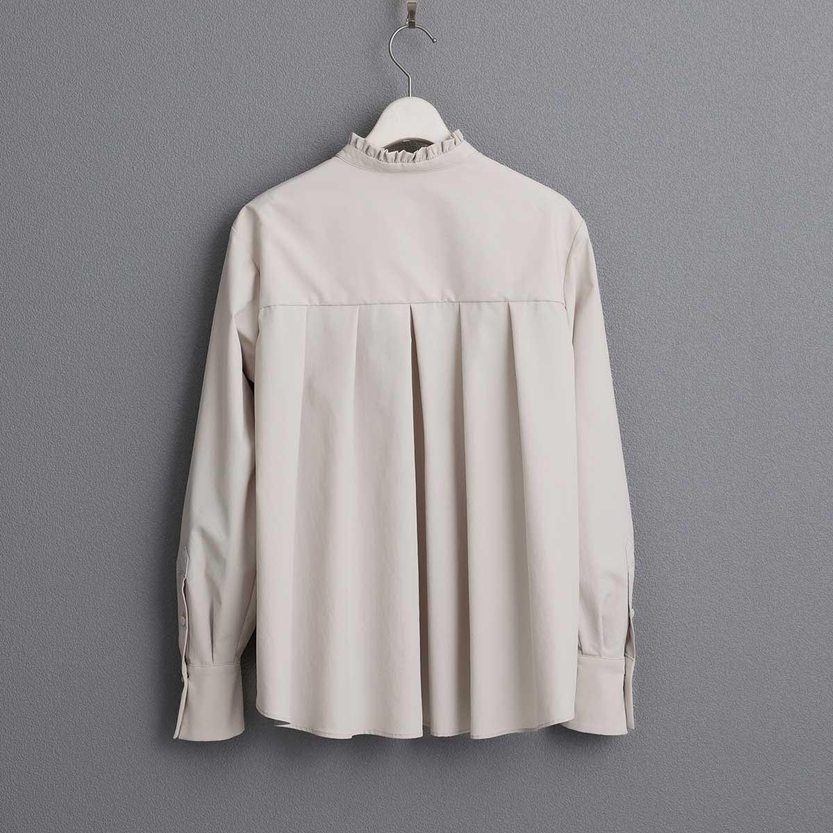 C-BL-83 Robin flower blouse WHITE