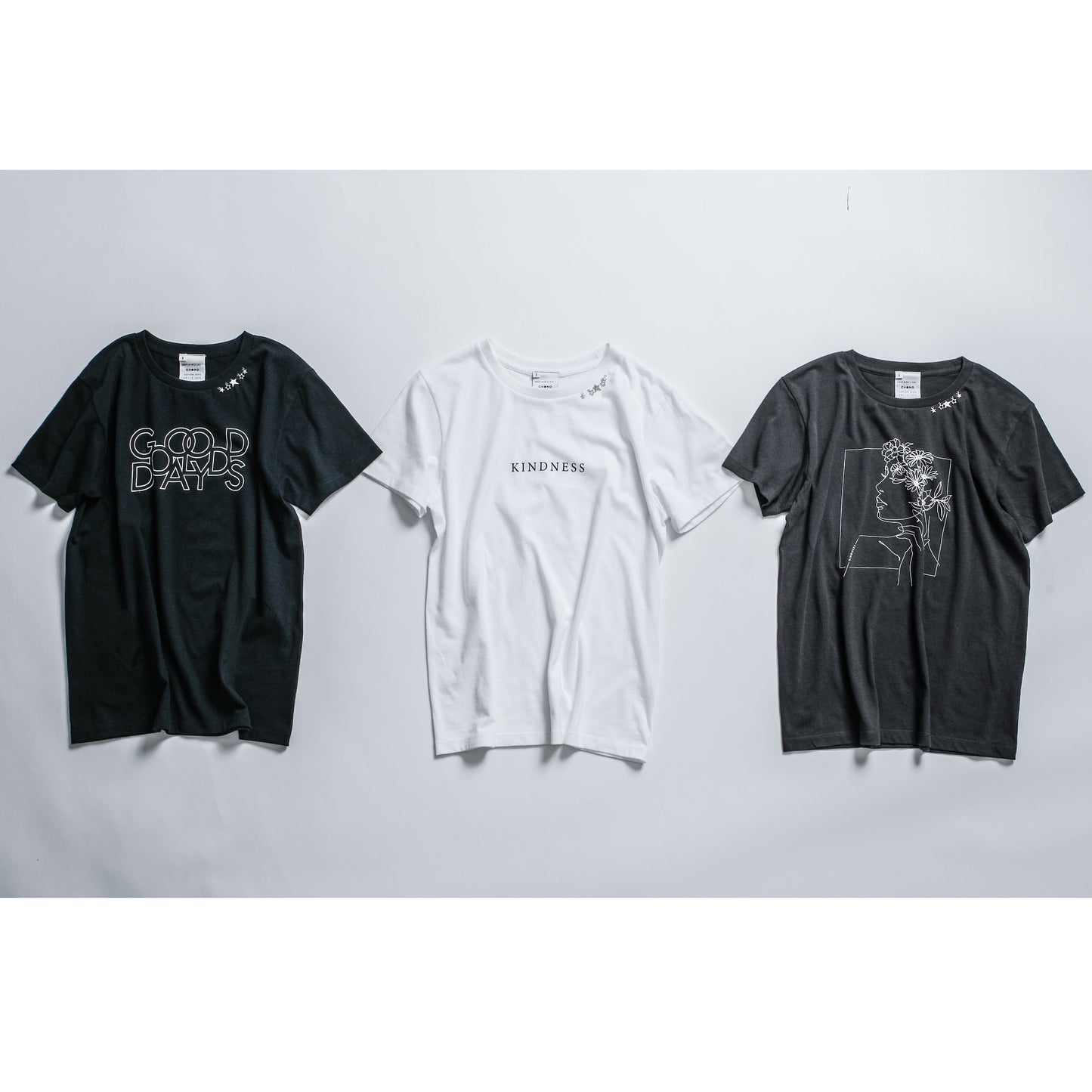 C-PT-54 “Mary jacquard” Easy pants BLACK×ECRU