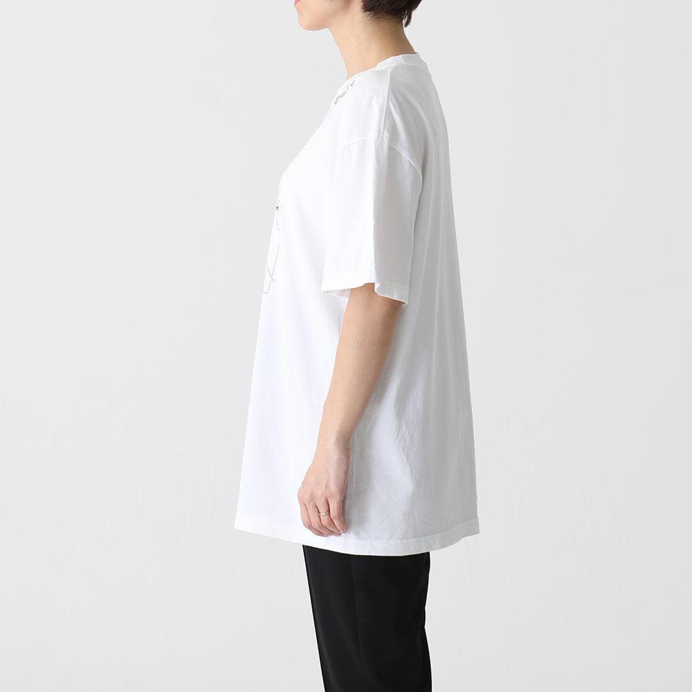C-PT-54 “Mary jacquard” Easy pants BLACK×ECRU