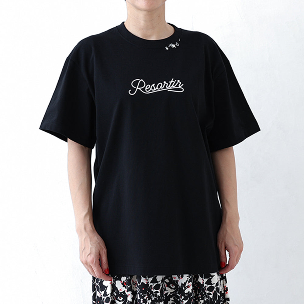 C-PT-54 “Mary jacquard” Easy pants BLACK×ECRU