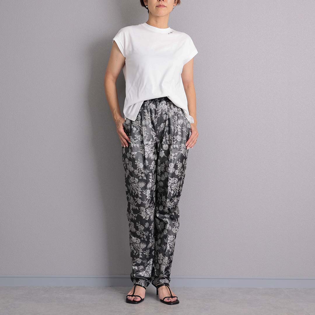 C-CS-80 『Snowmelt knit』 French sleeve tops WHITE