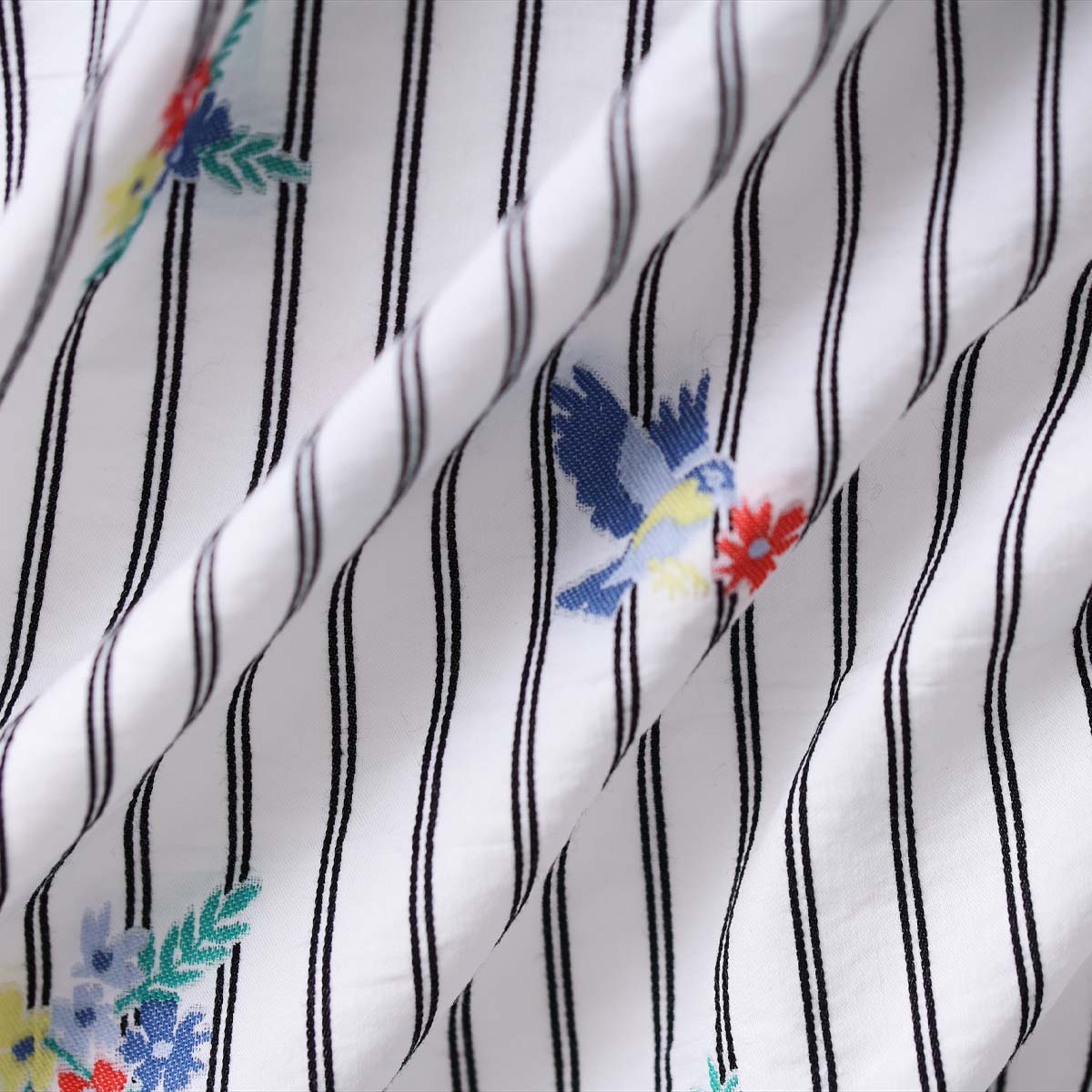 C-SH-06 『Robin stripe』 Relax shirts WHITE