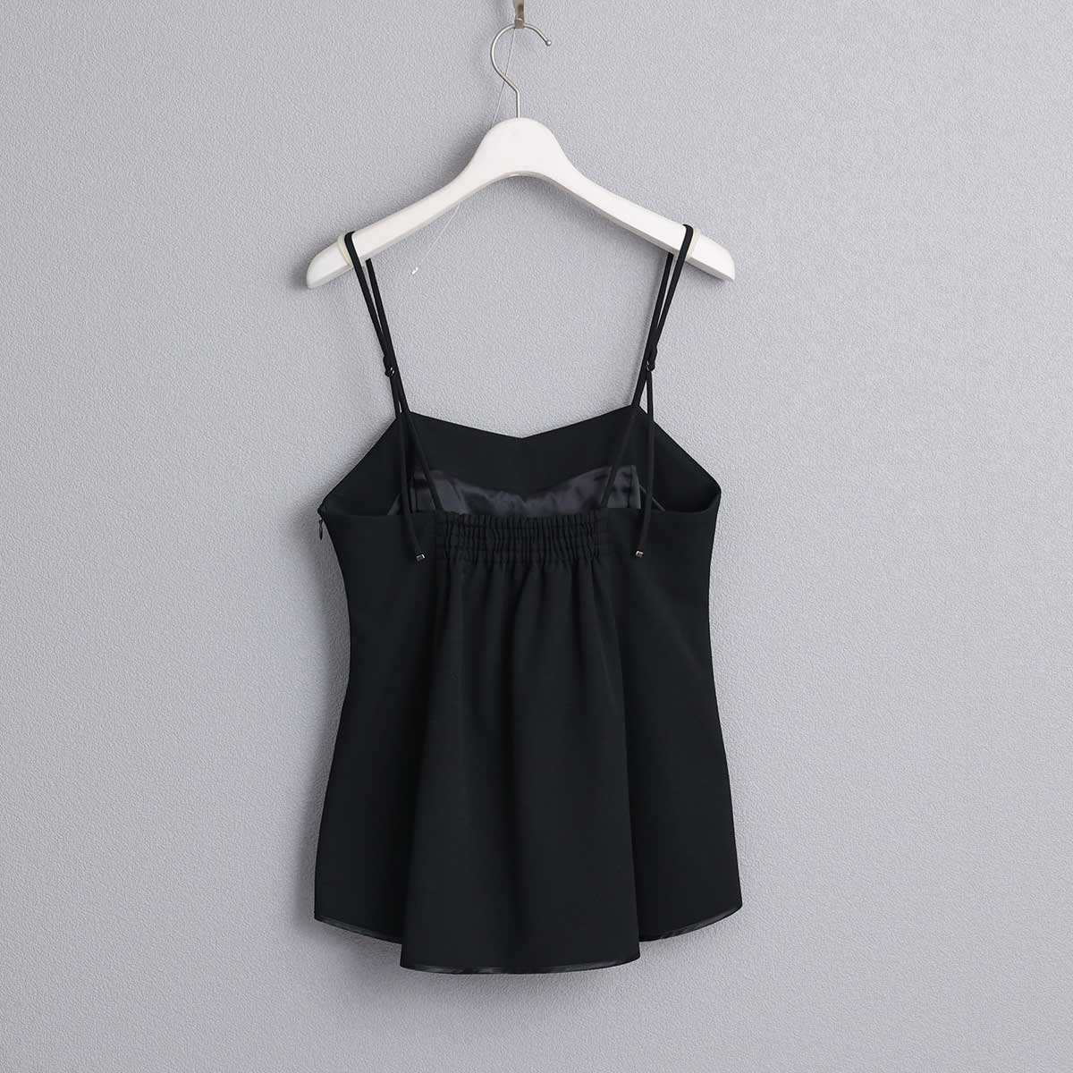 8月下旬~9月上旬お届け予定 F-BL-01 「Worsted twill」Camisole blouse