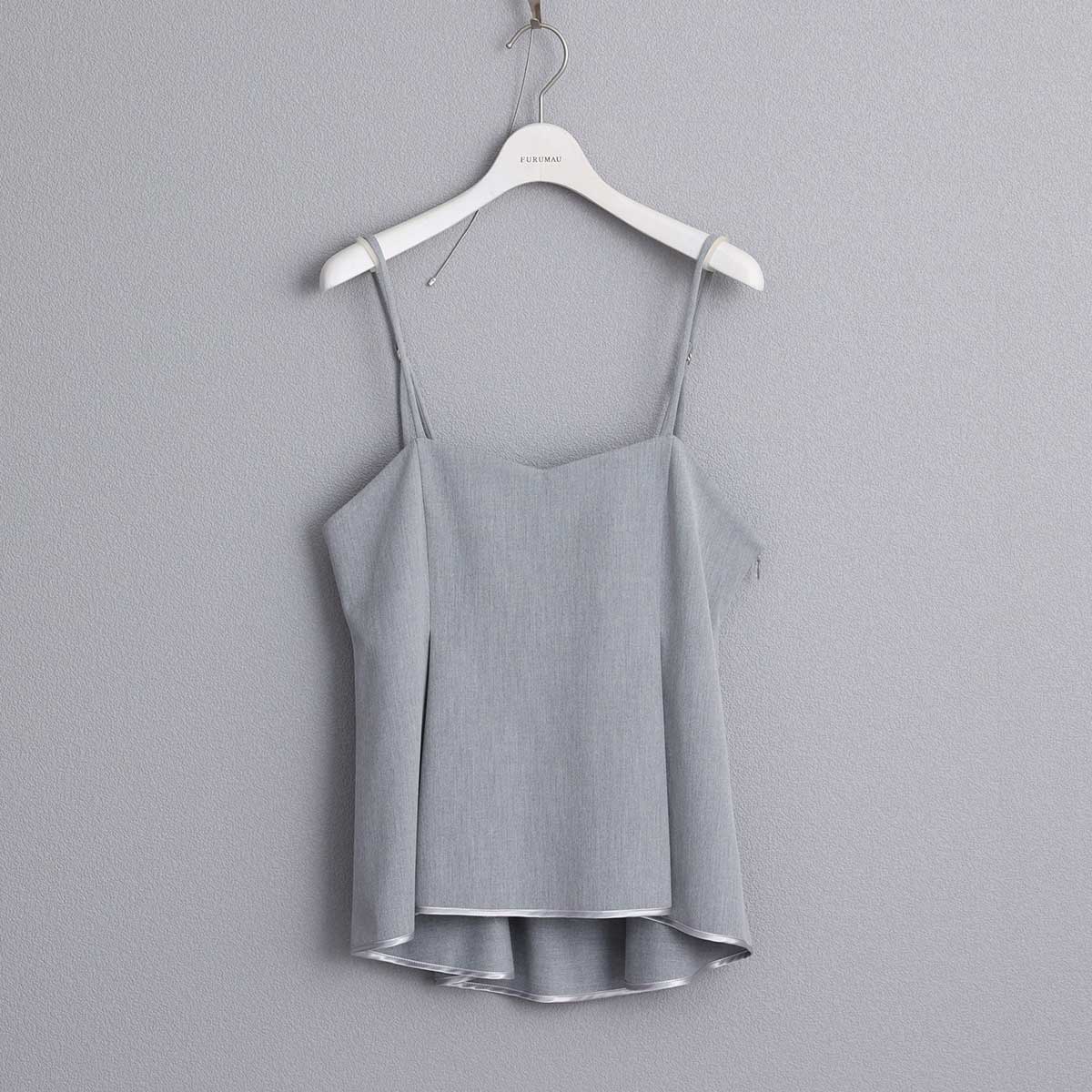 8月下旬~9月上旬お届け予定 F-BL-01 「Worsted twill」Camisole blouse