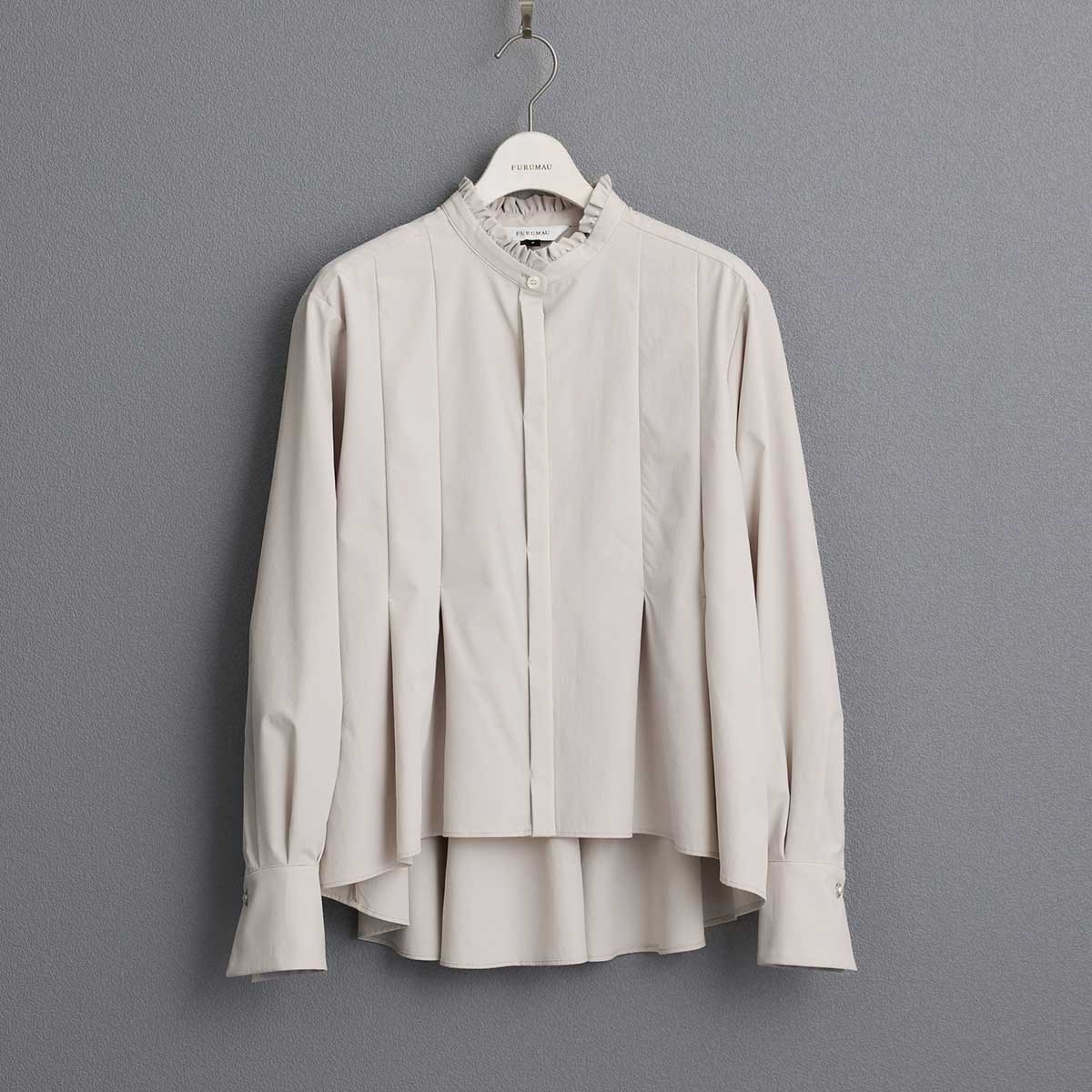 C-BL-83 Robin flower blouse WHITE