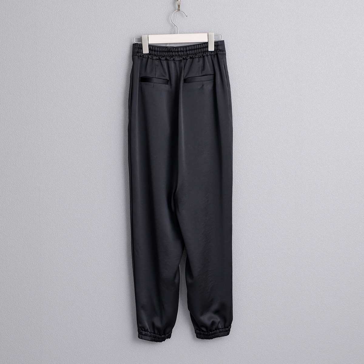 9月下旬~10月上旬お届け予定 F-PT-03「Vintage stretch satin」 Jogger pants