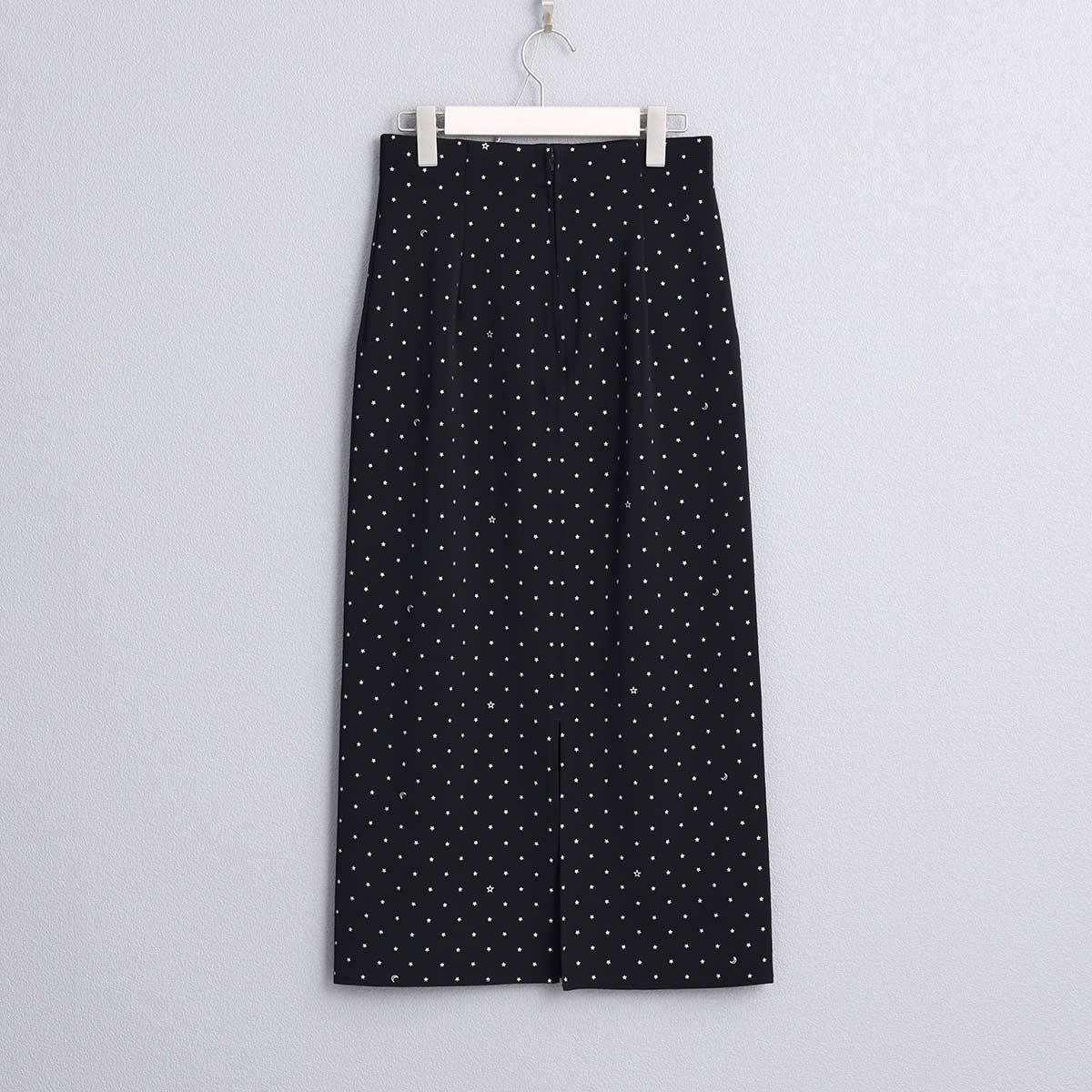 8月下旬~9月上旬お届け予定 F-SK-03「Stella dot knit」Straight skirt