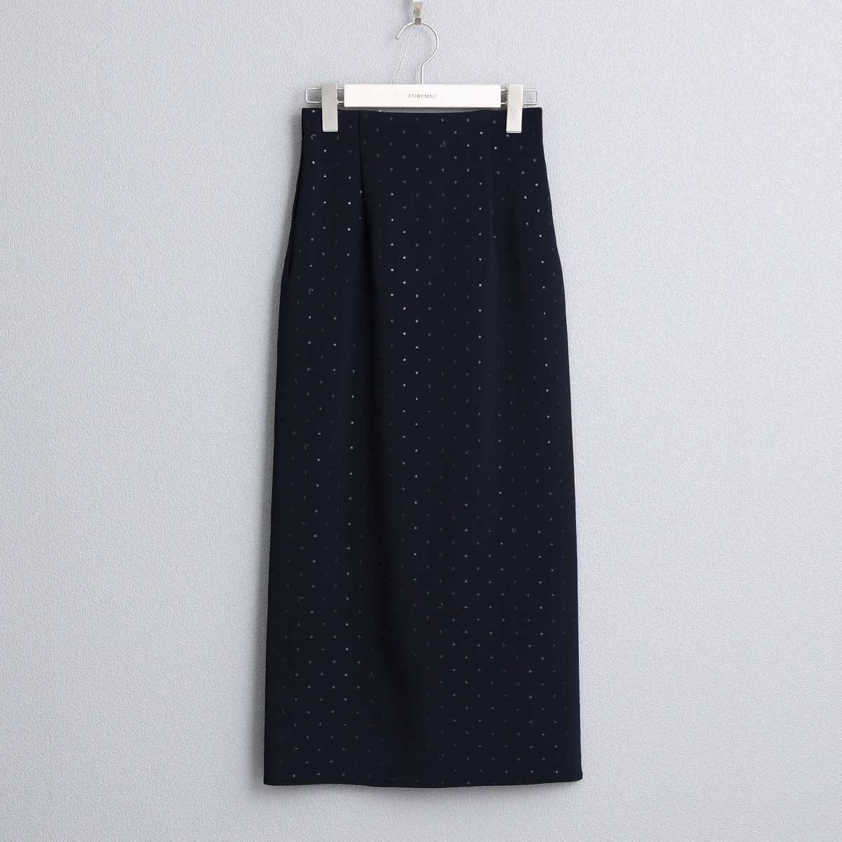 8月下旬~9月上旬お届け予定 F-SK-03「Stella dot knit」Straight skirt