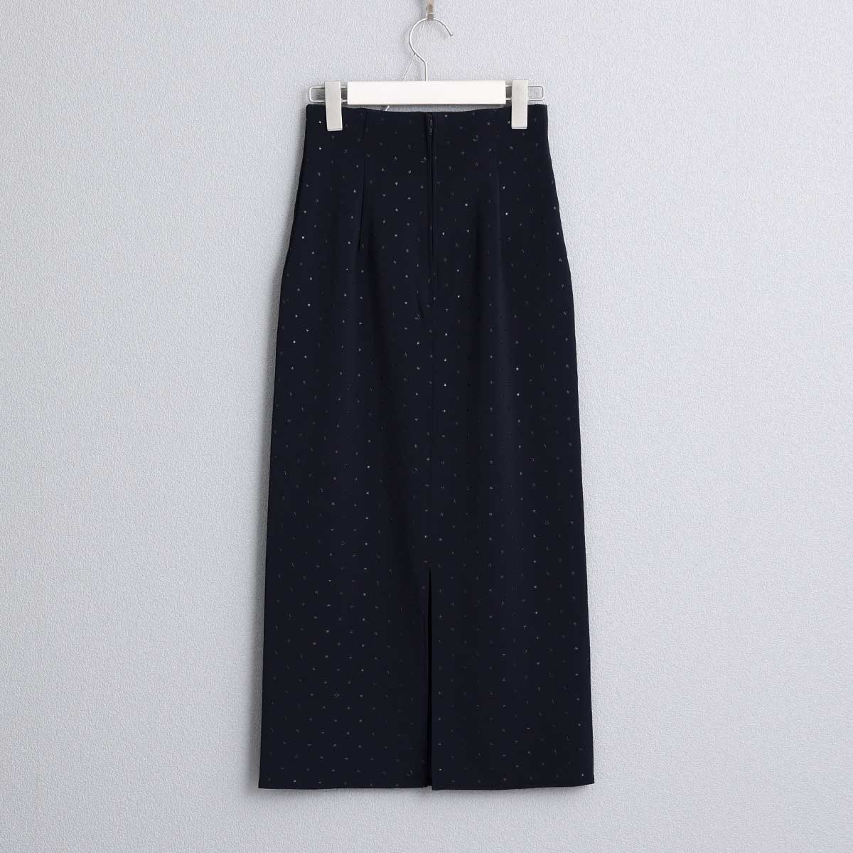 8月下旬~9月上旬お届け予定 F-SK-03「Stella dot knit」Straight skirt