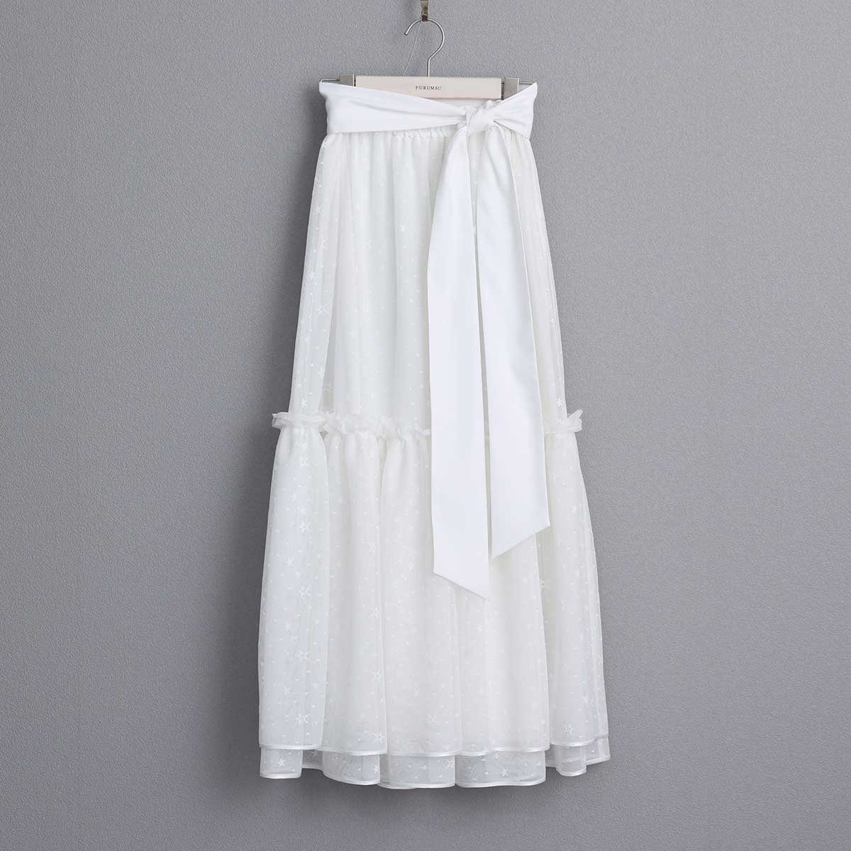 C-BL-83 Robin flower blouse WHITE