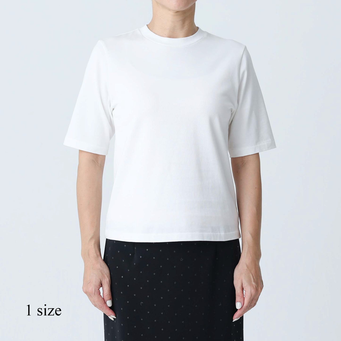 C-BL-83 Robin flower blouse WHITE