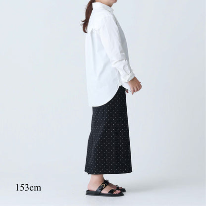 C-BL-83 Robin flower blouse WHITE