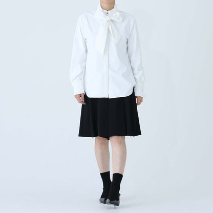 C-BL-83 Robin flower blouse WHITE
