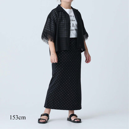 C-BL-83 Robin flower blouse WHITE