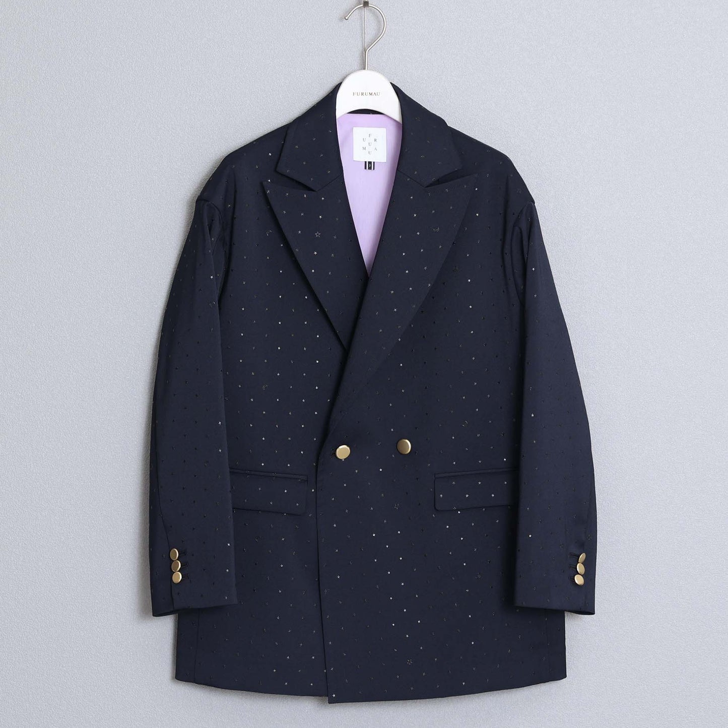 F-JK-09「Stella dot」Relax jacket NAVY×BLACK