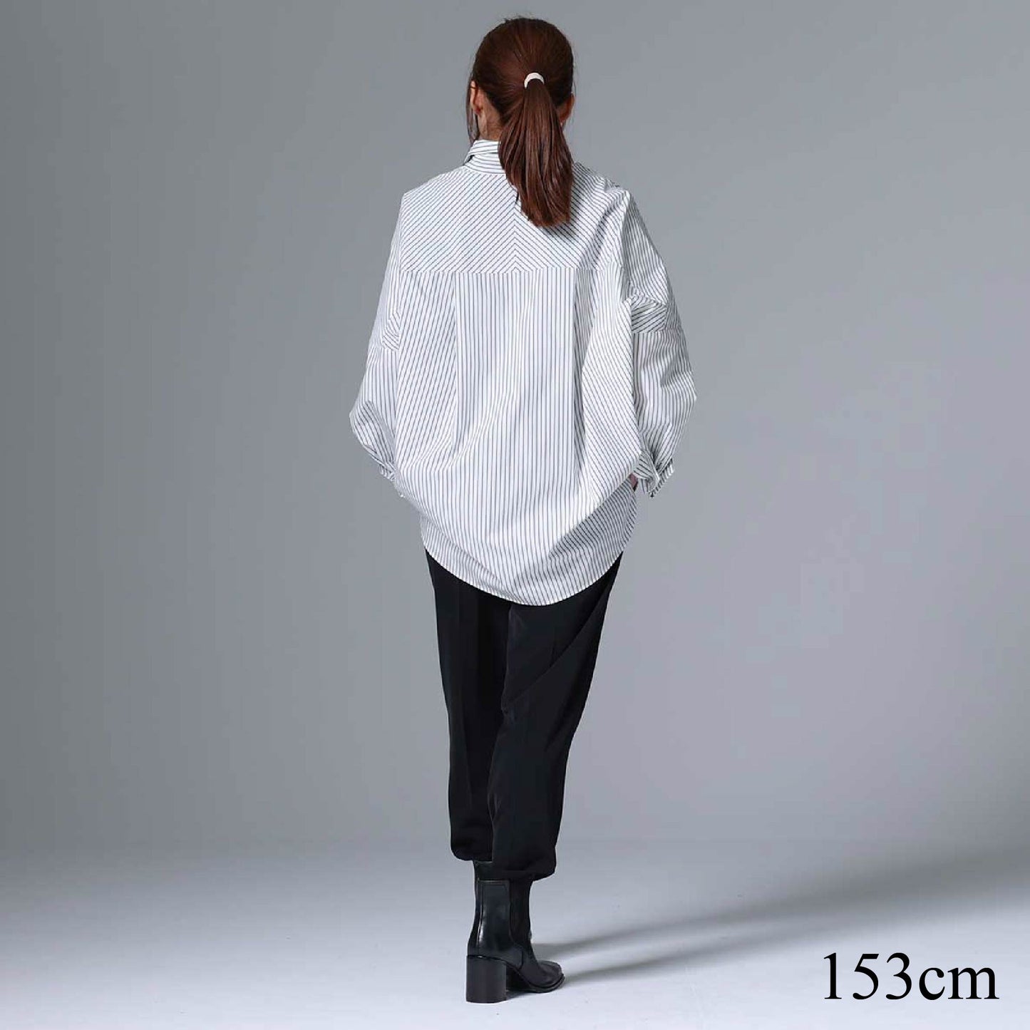 ８月上旬~中旬お届け予定 F-SH-01「Multi stripe」Dolman sleeve shirts